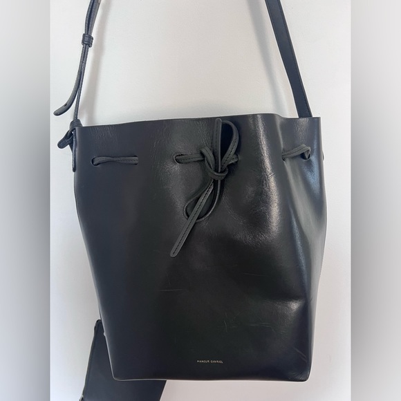 Mansur Gavriel Bucket Bag in black - Picture 4 of 14